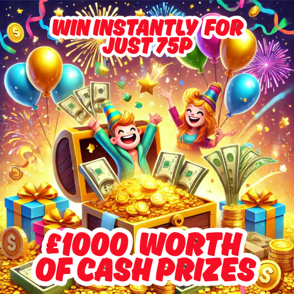 🎉 TRY YOUR LUCK – £1000 IN PRIZES UP FOR GRABS! 💷🔥