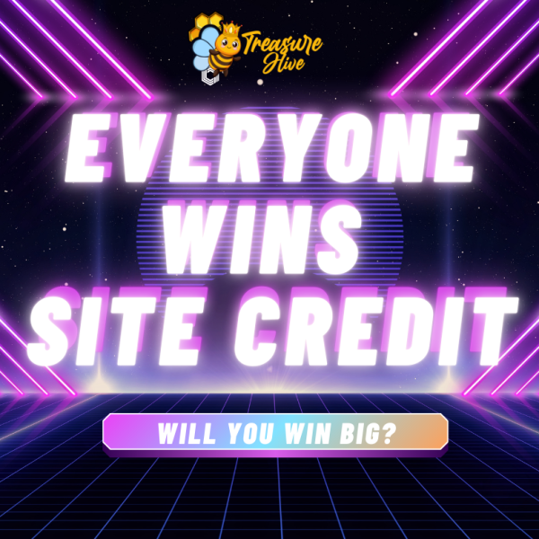 🎉 Everyone’s a Winner – Every Ticket Wins Site Credit! 🐝✨