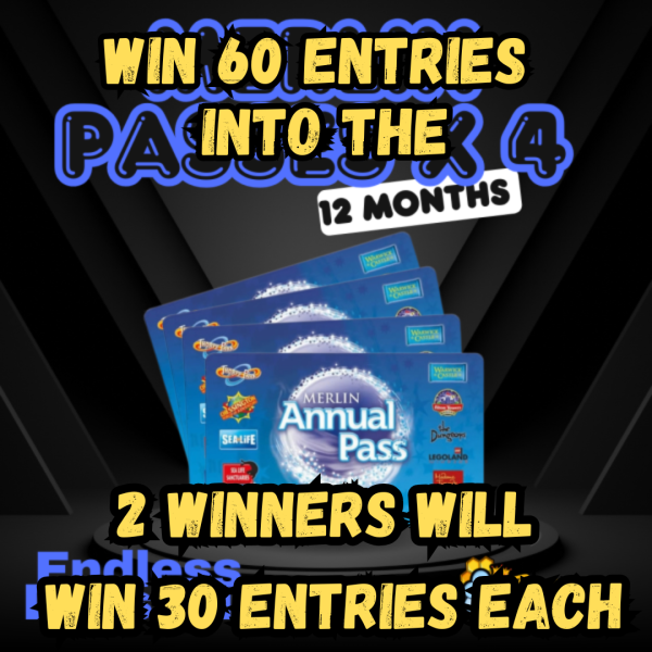 WIN 60 ENTRIES INTO THE ANNUAL MERLIN PASS COMP