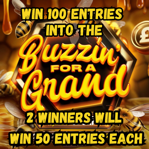 Win 100 Entries into the Buzzin for a Grand Comp