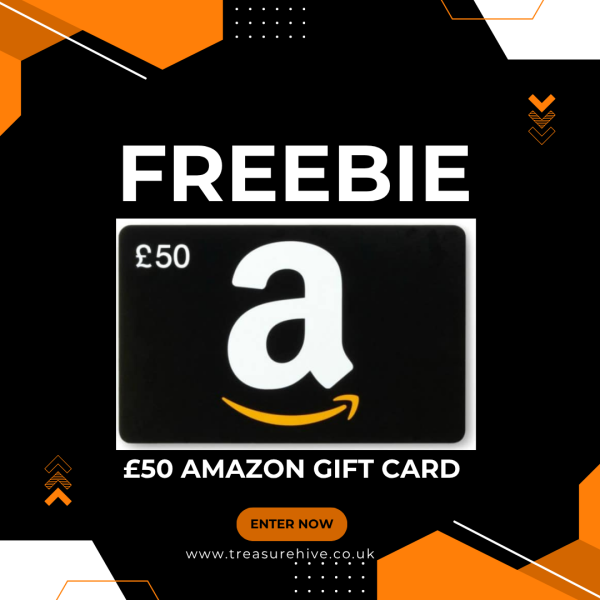 🎉 FREEBIE GIVEAWAY – WIN A £50 AMAZON GIFT CARD! 🎉